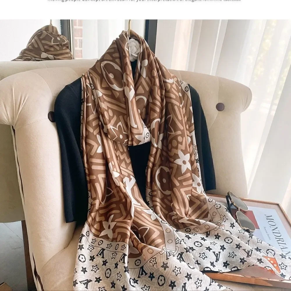 Miss Funky Long Silky Scarf Shawl Bodywrap